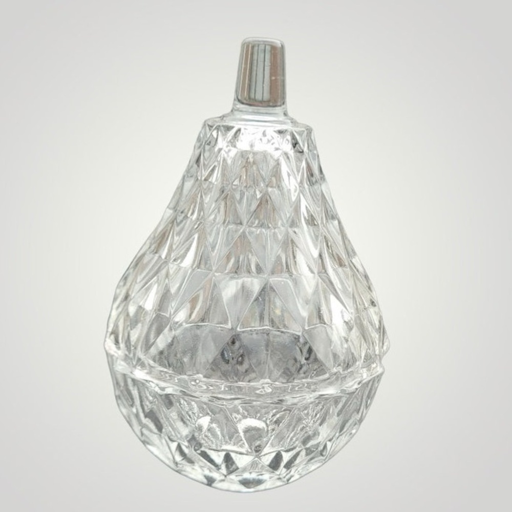 Vintage Crystal Cut Glass Pear 🍐 Shape